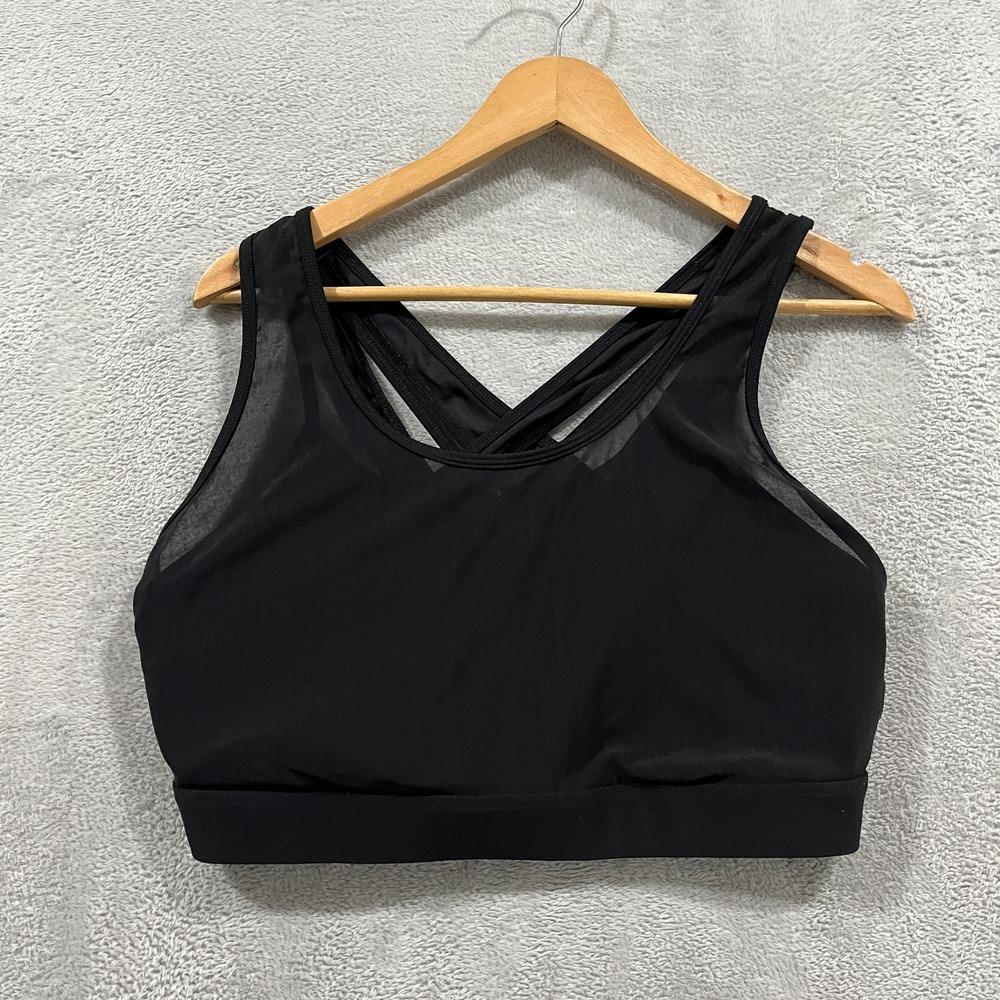 Fabletics Sports Bra Womens XS? Faye High‎ Impact Cross Back MG7 Gym Workout